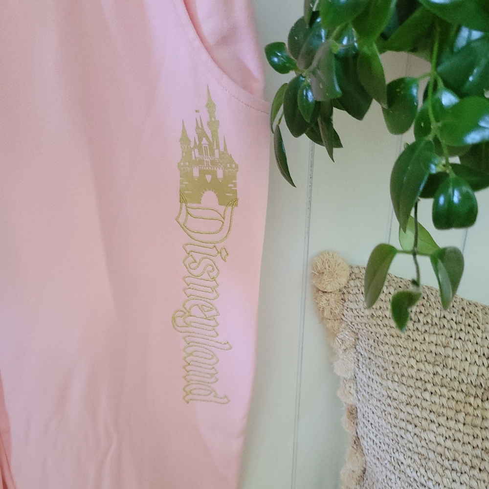 NWT Disney Soft Pink Drawstring Sweat Pants